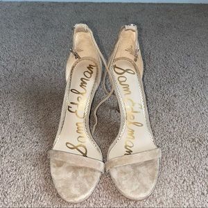 Sam edelman nude strappy heels